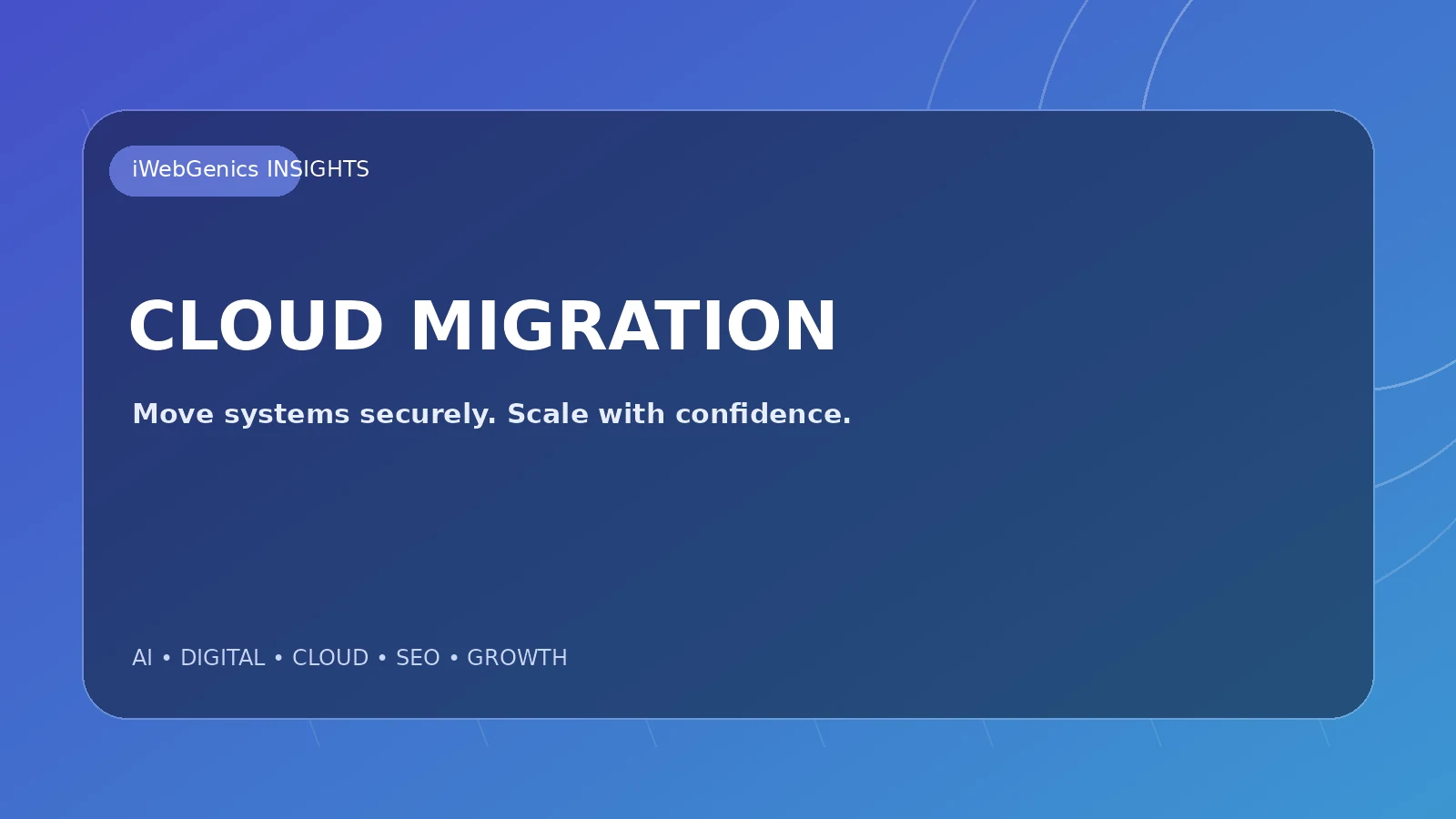 Cloud migration illustration